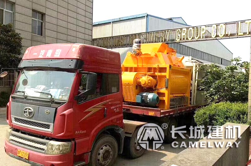 長城建機hzs50站發貨